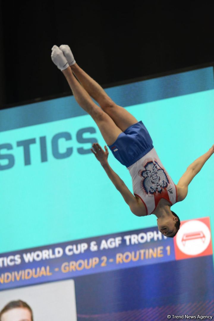 First day of FIG Trampoline Gymnastics World Cup kicks off in Baku (PHOTO)