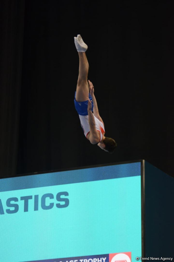 First day of FIG Trampoline Gymnastics World Cup kicks off in Baku (PHOTO)