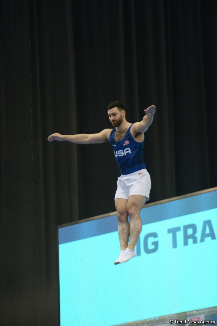 First day of FIG Trampoline Gymnastics World Cup kicks off in Baku (PHOTO)