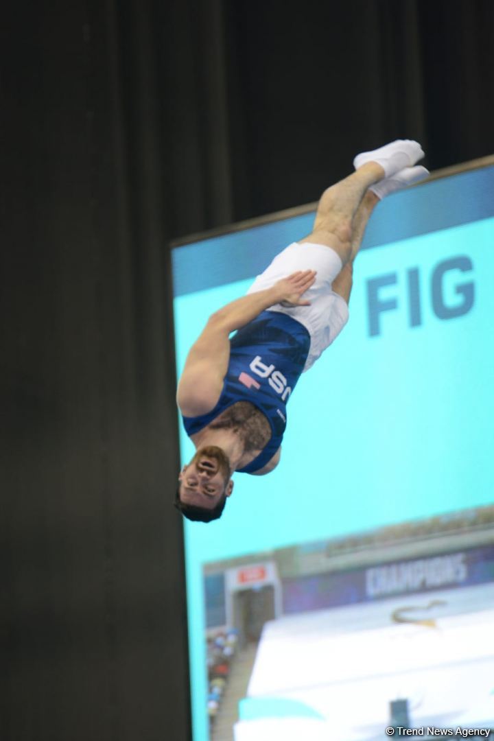 First day of FIG Trampoline Gymnastics World Cup kicks off in Baku (PHOTO)