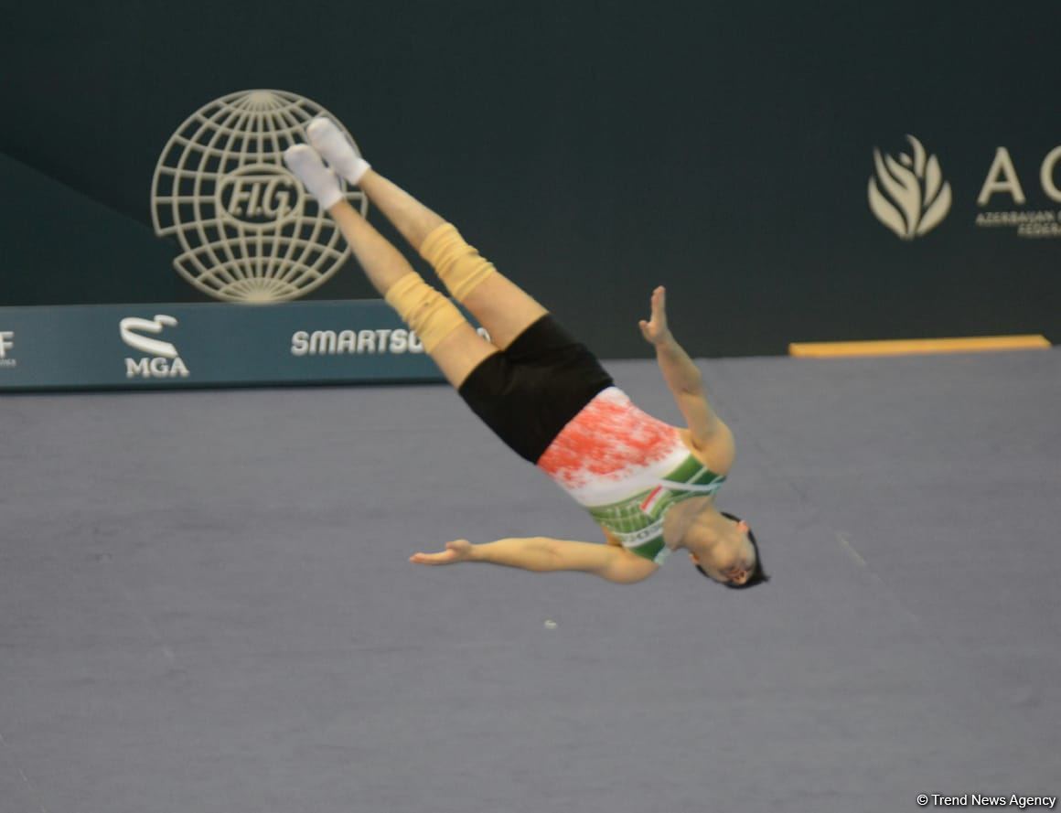 First day of FIG Trampoline Gymnastics World Cup kicks off in Baku (PHOTO)