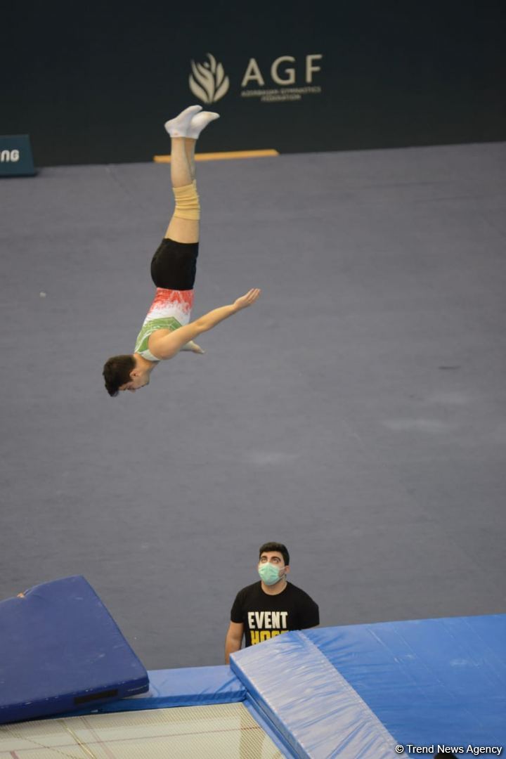 First day of FIG Trampoline Gymnastics World Cup kicks off in Baku (PHOTO)