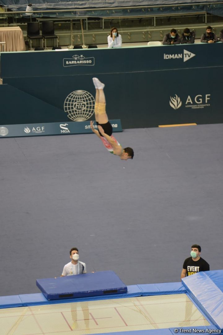 First day of FIG Trampoline Gymnastics World Cup kicks off in Baku (PHOTO)