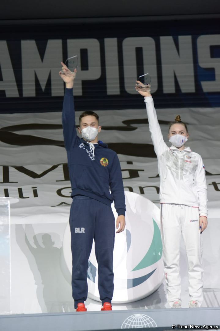 В рамках Кубка мира по прыжкам на батуте в Баку вручили AGF Trophy (ФОТО)
