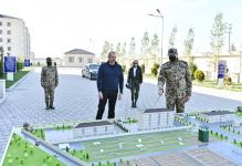 President Ilham Aliyev, First Lady Mehriban Aliyeva attend opening of newly built military campus in Aghjabadi (PHOTO/VIDEO)