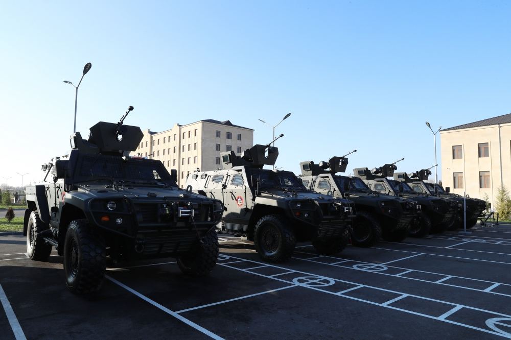 President Ilham Aliyev, First Lady Mehriban Aliyeva attend opening of newly built military campus in Aghjabadi (PHOTO/VIDEO)
