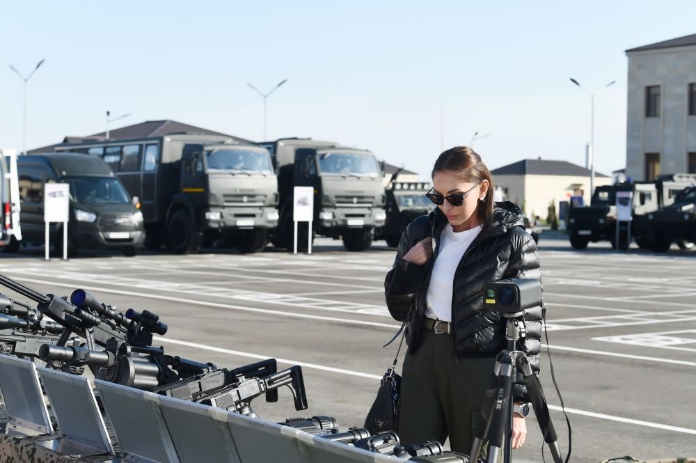 President Ilham Aliyev, First Lady Mehriban Aliyeva attend opening of newly built military campus in Aghjabadi (PHOTO/VIDEO)