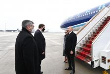 President Ilham Aliyev arrived in Russian Federation for official visit (PHOTO/VIDEO)