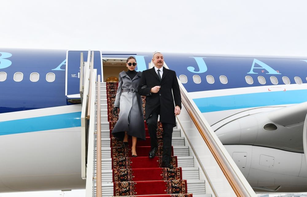 President Ilham Aliyev arrived in Russian Federation for official visit (PHOTO/VIDEO)