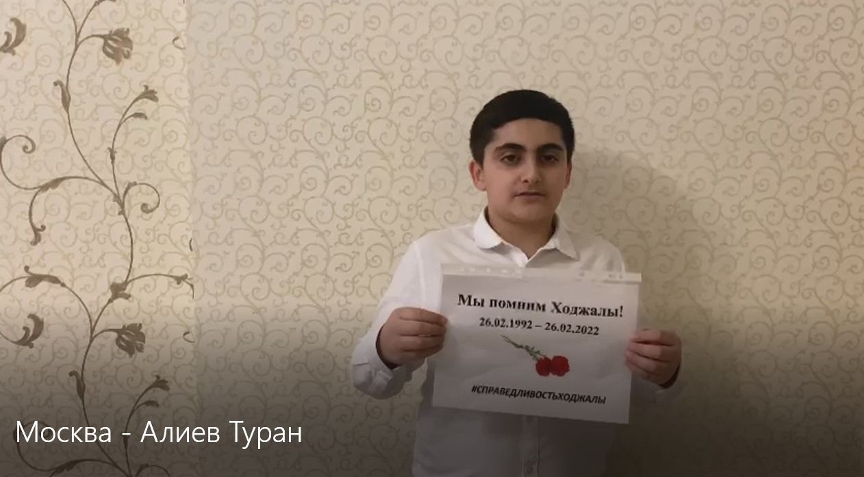 В России юные представители азербайджанской диаспоры подготовили видеоролик памяти жертв Ходжалинского геноцида (ВИДЕО, ФОТО)