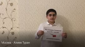 В России юные представители азербайджанской диаспоры подготовили видеоролик памяти жертв Ходжалинского геноцида (ВИДЕО, ФОТО)