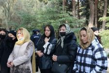 На I Аллее почетного захоронения в Баку проходит церемония прощания с народным артистом Азербайджана Алибабой Мамедовым (ФОТО)