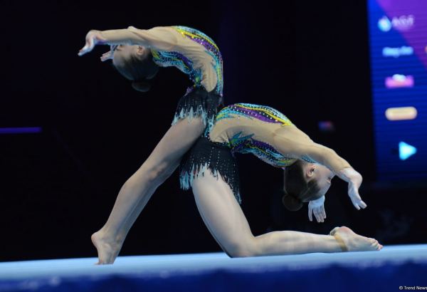 Excellent athletic training, beauty of elements - best moments of first day of 12th FIG Acrobatic Gymnastics World Age Group Competitions in Baku (PHOTO)