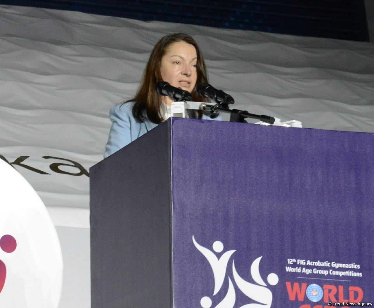 Opening ceremony of 12th FIG Acrobatic Gymnastics World Age Group Competitions held in Baku (PHOTO)