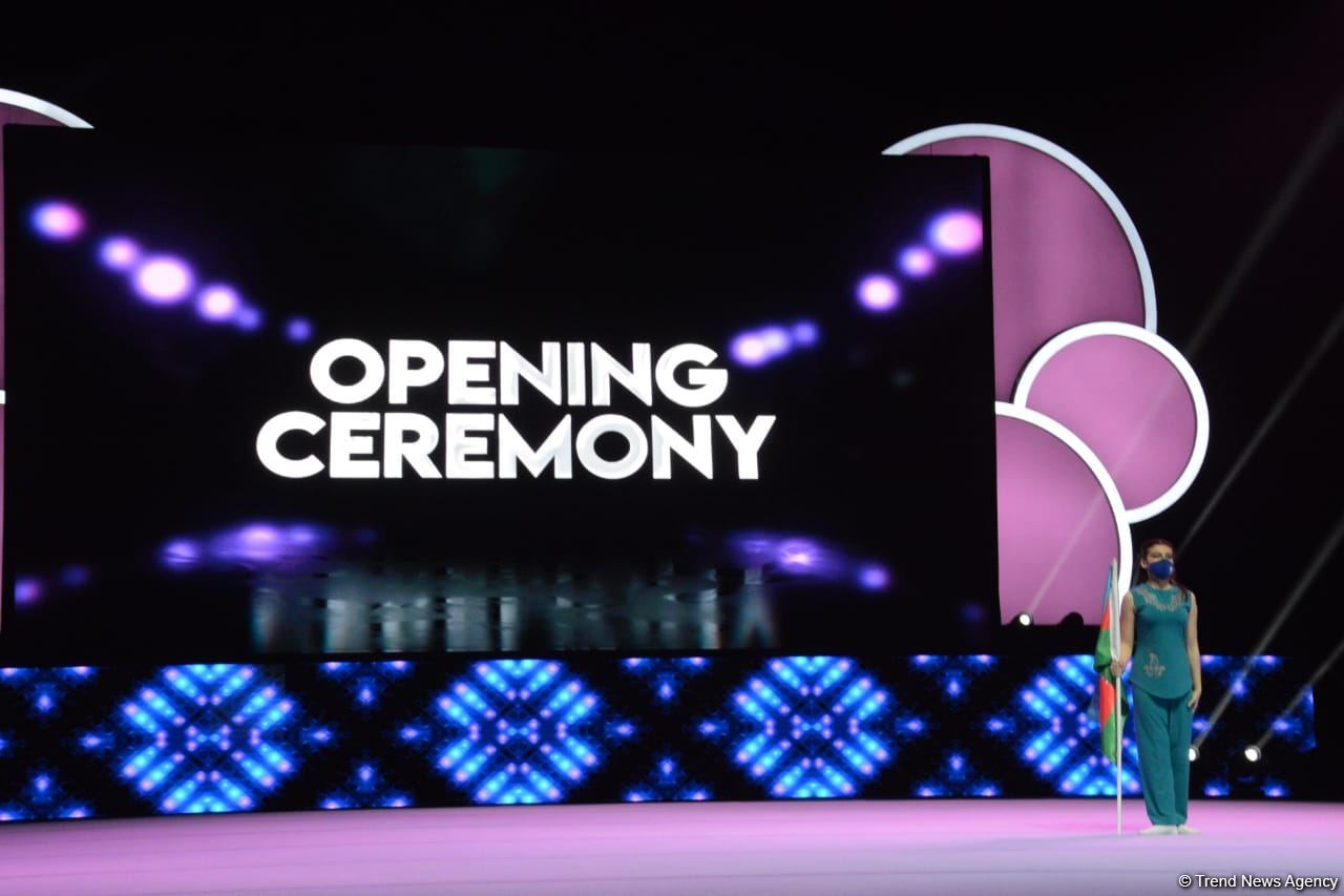 Opening ceremony of 12th FIG Acrobatic Gymnastics World Age Group Competitions held in Baku (PHOTO)