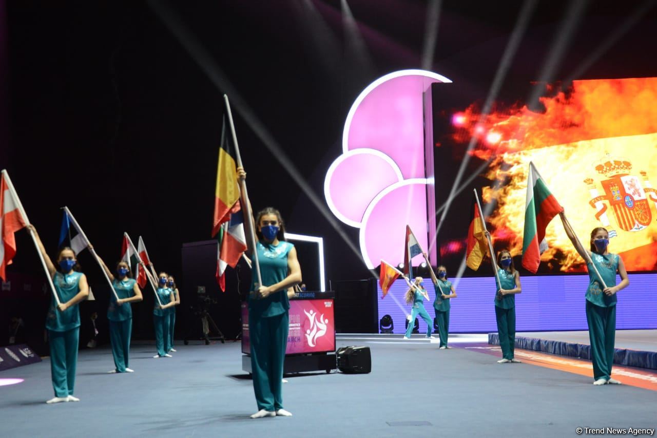 Opening ceremony of 12th FIG Acrobatic Gymnastics World Age Group Competitions held in Baku (PHOTO)