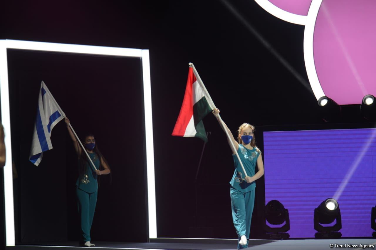 Opening ceremony of 12th FIG Acrobatic Gymnastics World Age Group Competitions held in Baku (PHOTO)