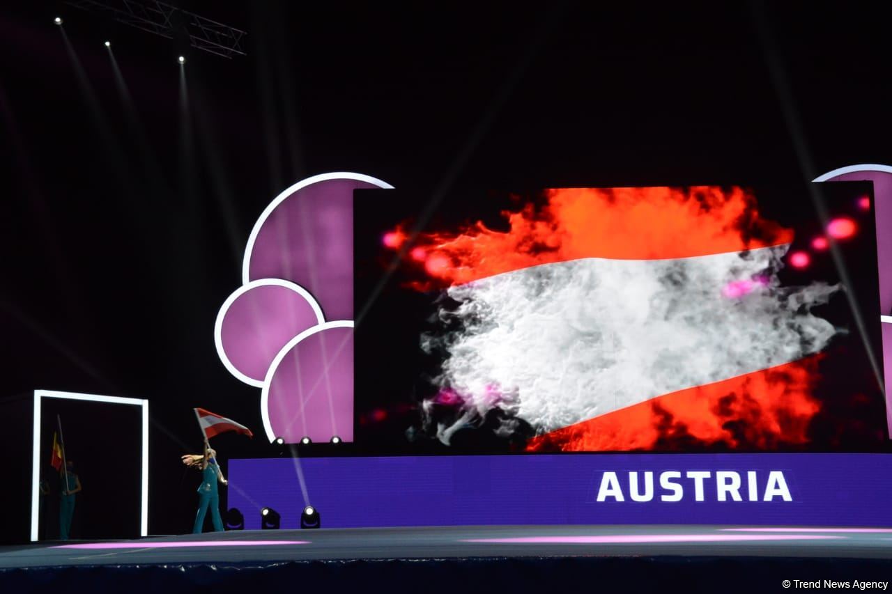 Opening ceremony of 12th FIG Acrobatic Gymnastics World Age Group Competitions held in Baku (PHOTO)