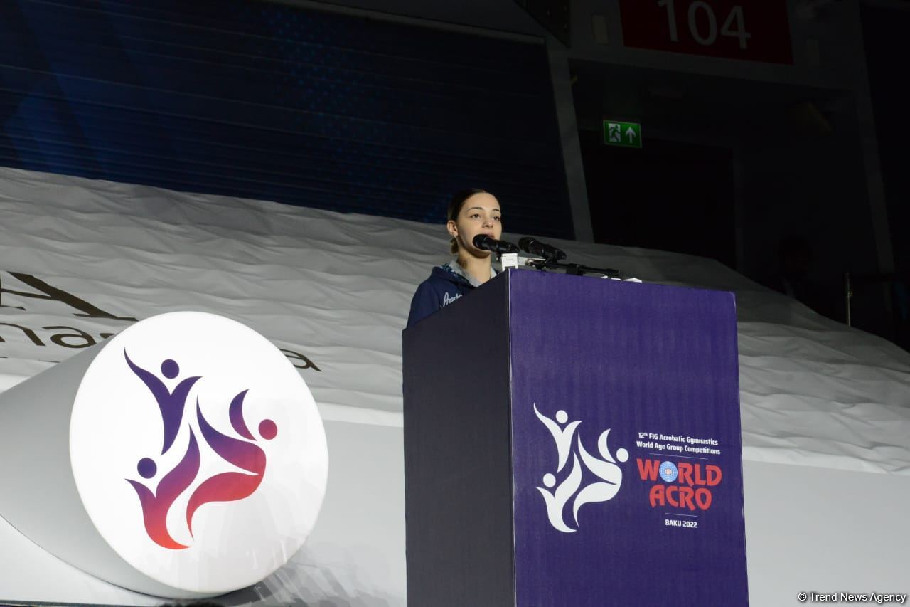 Opening ceremony of 12th FIG Acrobatic Gymnastics World Age Group Competitions held in Baku (PHOTO)