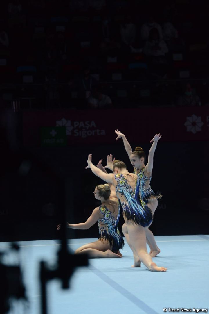 Excellent athletic training, beauty of elements - best moments of first day of 12th FIG Acrobatic Gymnastics World Age Group Competitions in Baku (PHOTO)