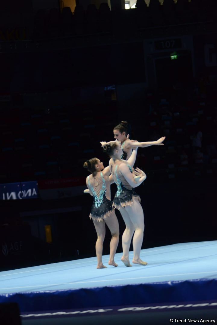 Excellent athletic training, beauty of elements - best moments of first day of 12th FIG Acrobatic Gymnastics World Age Group Competitions in Baku (PHOTO)