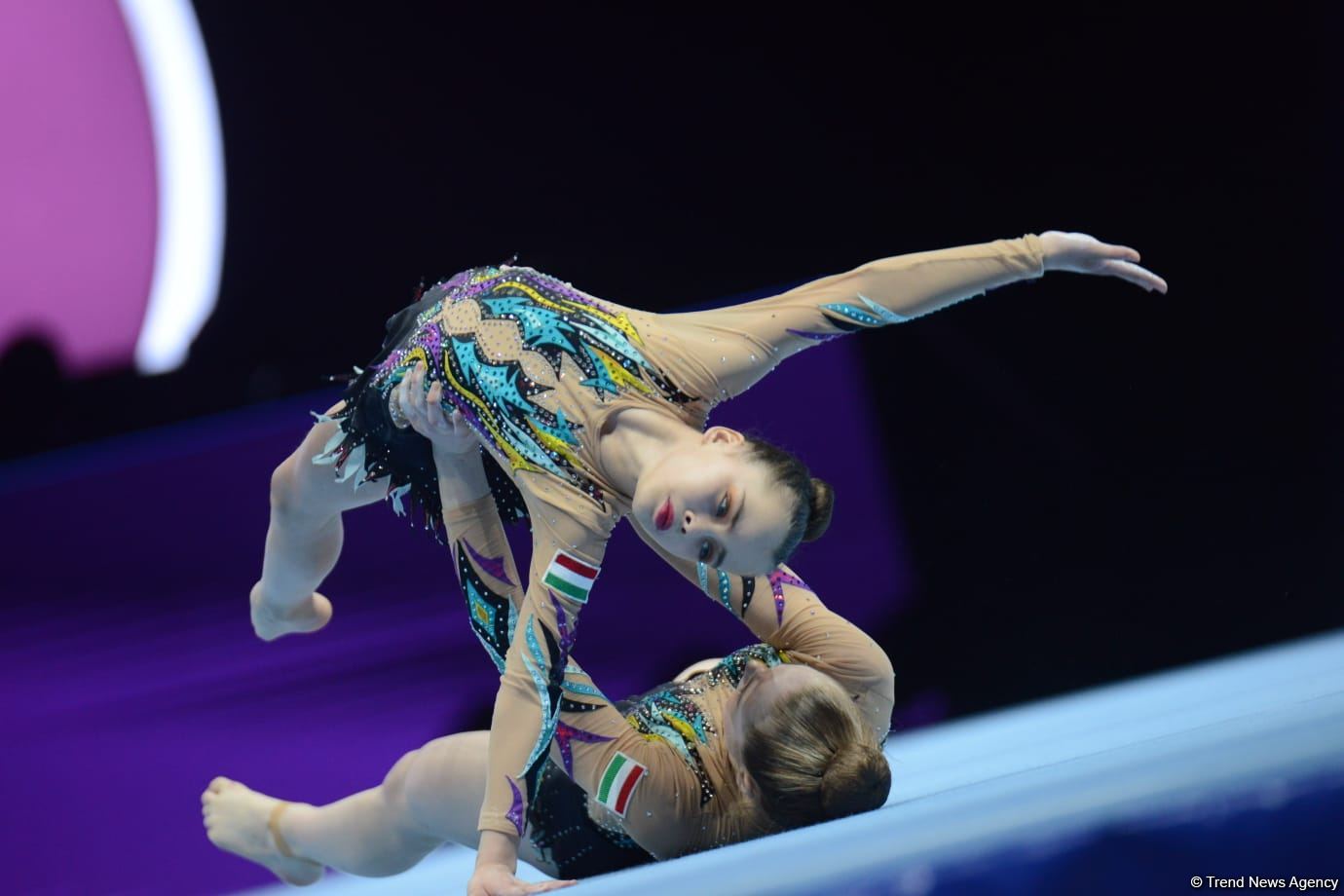 Excellent athletic training, beauty of elements - best moments of first day of 12th FIG Acrobatic Gymnastics World Age Group Competitions in Baku (PHOTO)