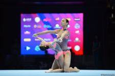 Azerbaijani women's group perform in second qualifying stage of 12th Acrobatic Gymnastics World Age Group Competitions (PHOTO)