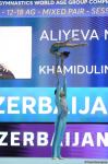 Azerbaijani gymnasts taking second intermediate place in qualifying at FIG Acrobatic Gymnastics competitions in Baku (PHOTO)