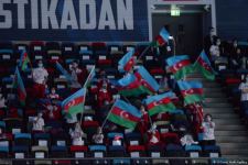 Azerbaijani gymnasts taking second intermediate place in qualifying at FIG Acrobatic Gymnastics competitions in Baku (PHOTO)