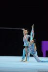 Azerbaijani gymnasts taking second intermediate place in qualifying at FIG Acrobatic Gymnastics competitions in Baku (PHOTO)