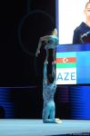 Azerbaijani gymnasts taking second intermediate place in qualifying at FIG Acrobatic Gymnastics competitions in Baku (PHOTO)