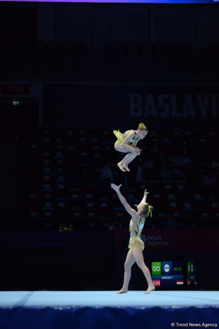 Acrobatic Gymnastics World Age Group Competitions continues in Baku (PHOTO)
