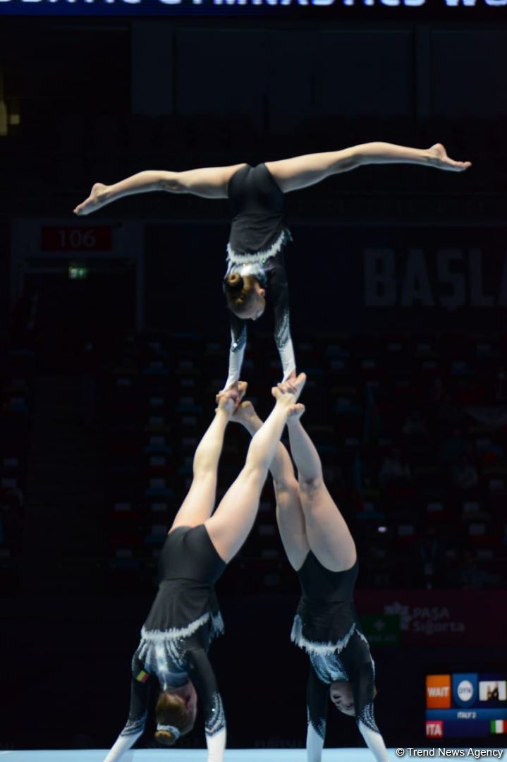 Acrobatic Gymnastics World Age Group Competitions continues in Baku (PHOTO)
