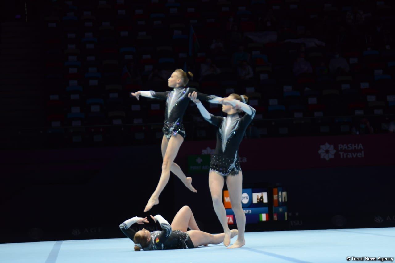 Acrobatic Gymnastics World Age Group Competitions continues in Baku (PHOTO)