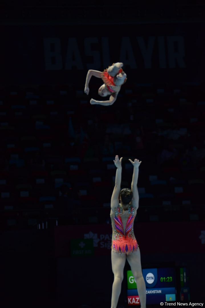 Acrobatic Gymnastics World Age Group Competitions continues in Baku (PHOTO)