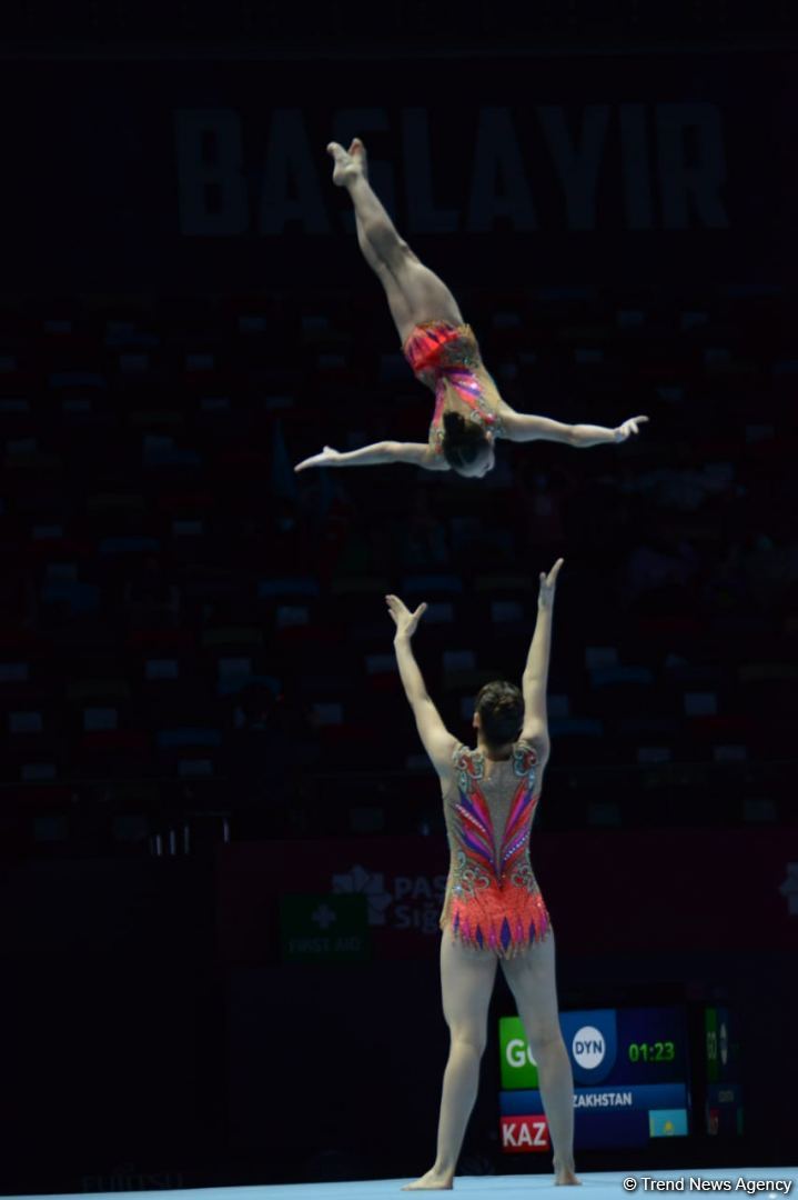 Acrobatic Gymnastics World Age Group Competitions continues in Baku (PHOTO)