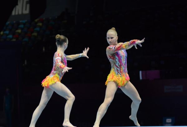 Finals of FIG Acrobatic Gymnastics World Competitions in Baku kick off (PHOTO)