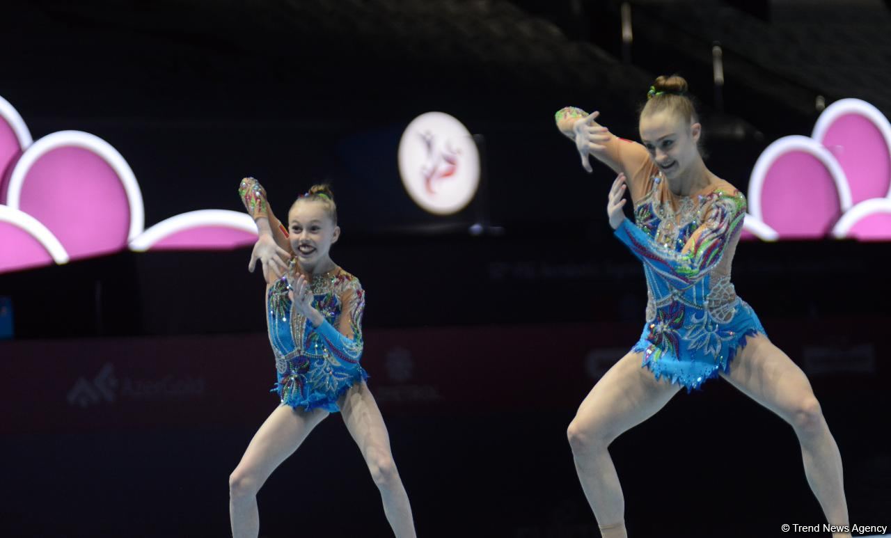 Third day of 12th FIG Acrobatic Gymnastics World Age Group Competitions kicks off in Baku (PHOTO)