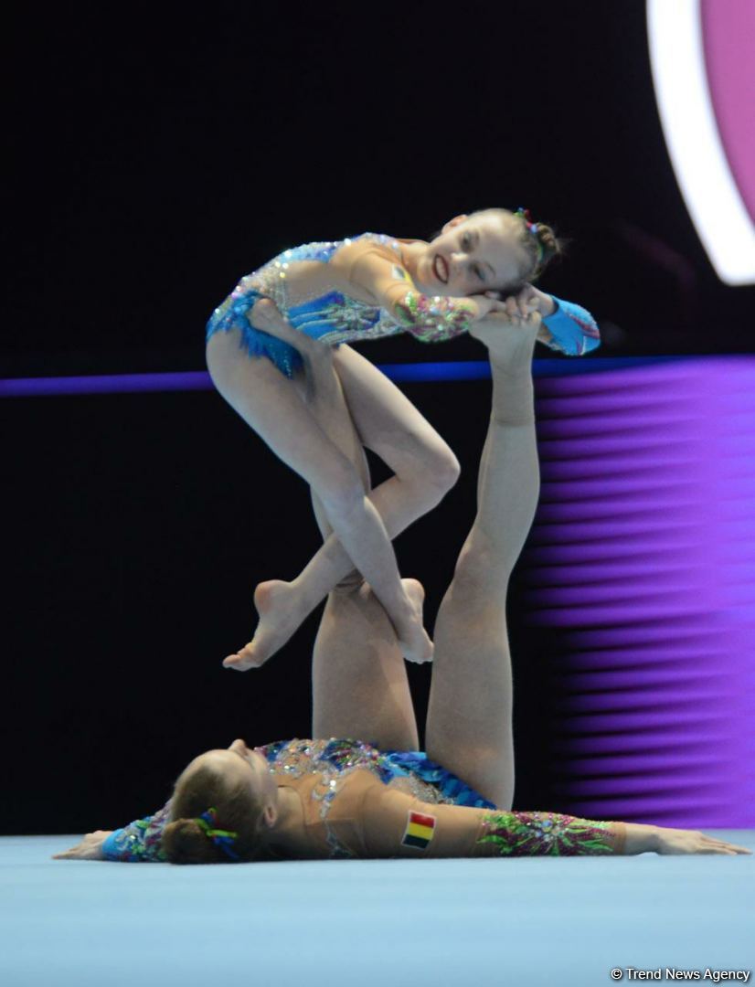Third day of 12th FIG Acrobatic Gymnastics World Age Group Competitions kicks off in Baku (PHOTO)
