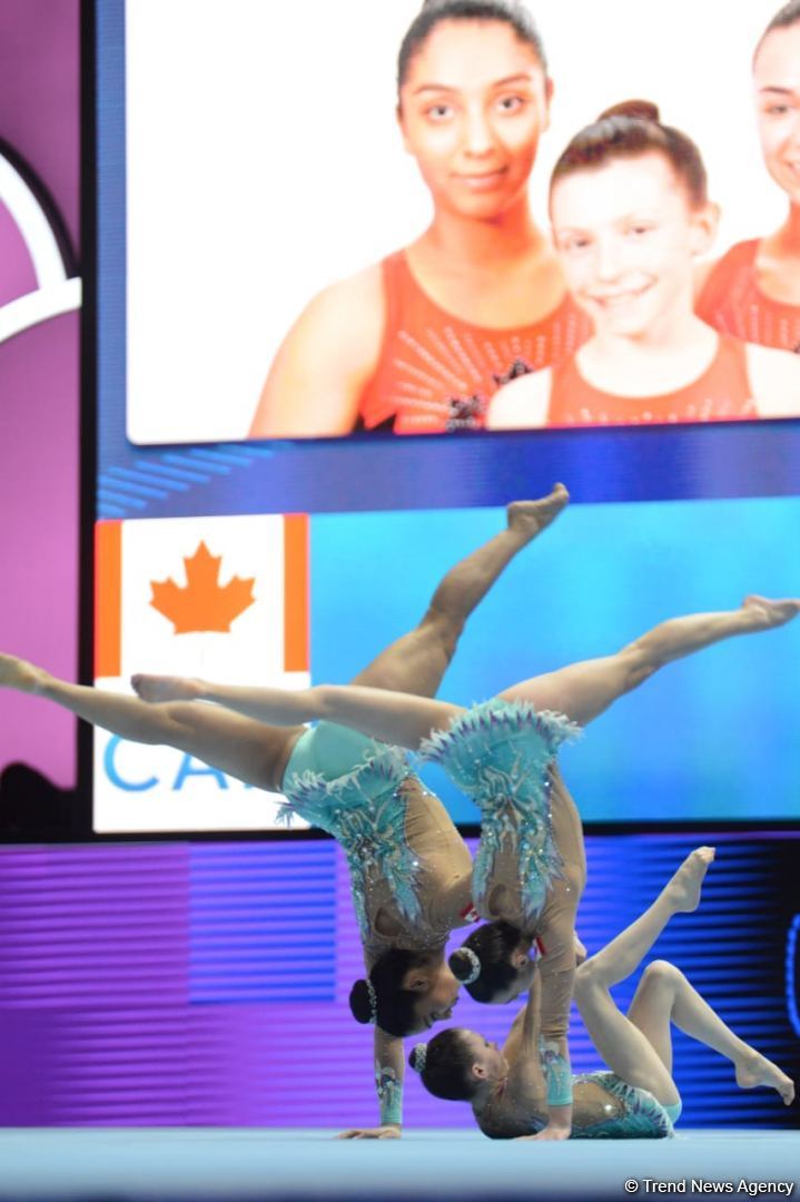 Third day of 12th FIG Acrobatic Gymnastics World Age Group Competitions kicks off in Baku (PHOTO)
