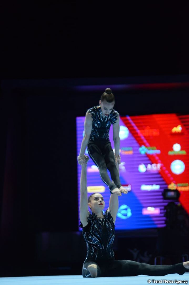Third day of 12th FIG Acrobatic Gymnastics World Age Group Competitions kicks off in Baku (PHOTO)