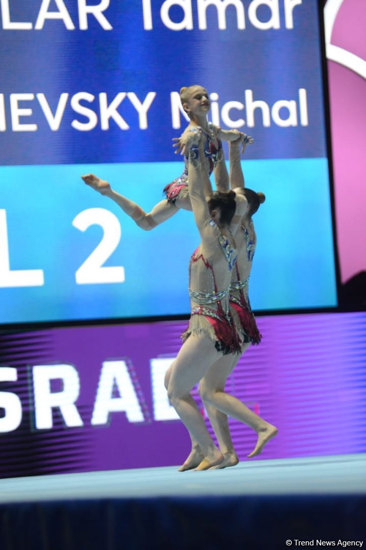 Third day of 12th FIG Acrobatic Gymnastics World Age Group Competitions kicks off in Baku (PHOTO)