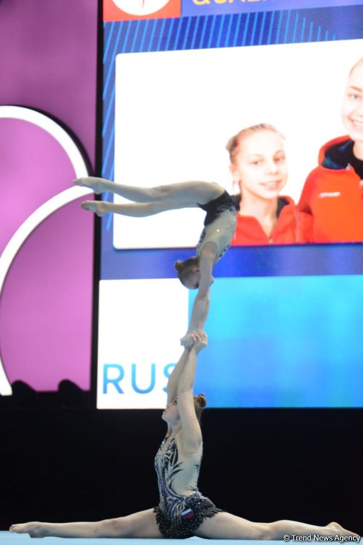 Third day of 12th FIG Acrobatic Gymnastics World Age Group Competitions kicks off in Baku (PHOTO)