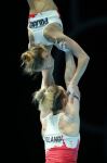 Podium training of participants of 28th FIG Acrobatic Gymnastics World Championships held in Azerbaijan's National Gymnastics Arena (PHOTO REPORT)