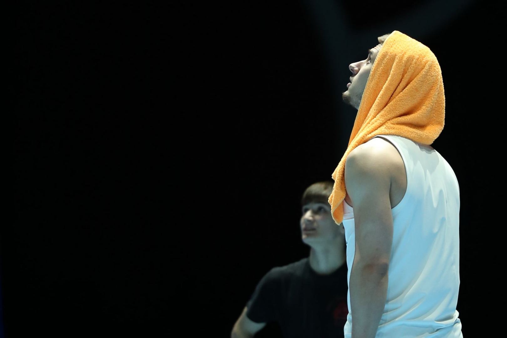 Podium training of participants of 28th FIG Acrobatic Gymnastics World Championships held in Azerbaijan's National Gymnastics Arena (PHOTO REPORT)