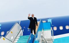 President Ilham Aliyev completed his working visit to Turkiye (PHOTO)