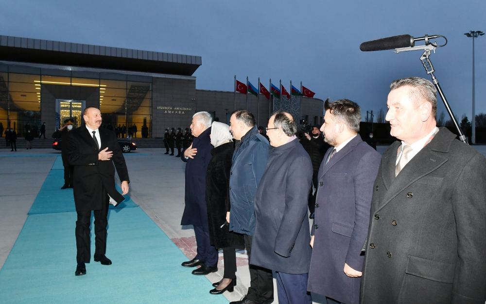 President Ilham Aliyev completed his working visit to Turkiye (PHOTO)