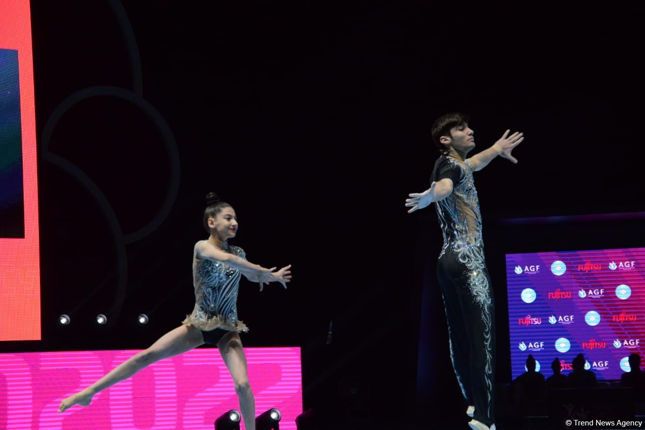 Second day of 28th FIG Acrobatic Gymnastics World Championships starts in Baku (PHOTO)