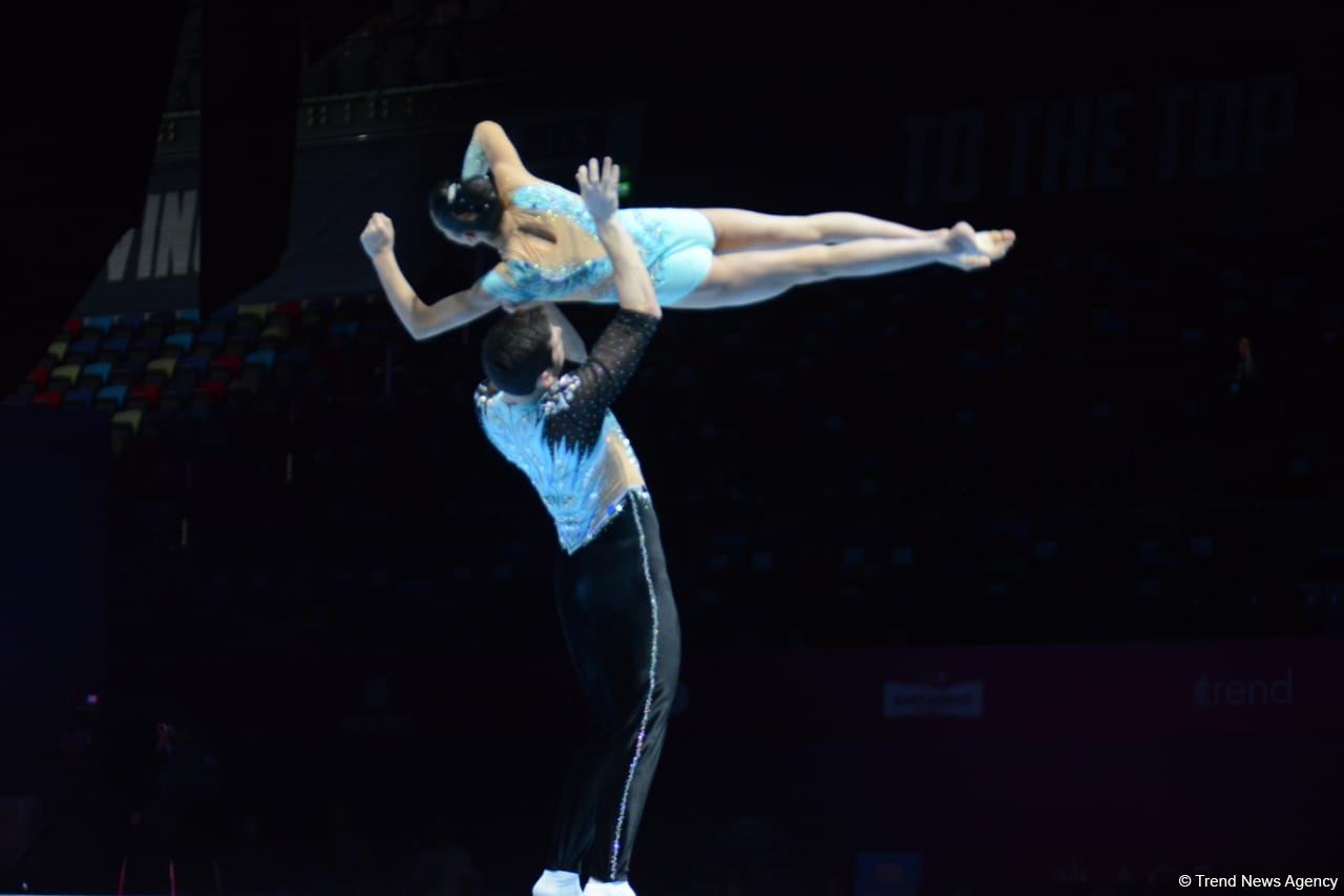 Second day of 28th FIG Acrobatic Gymnastics World Championships starts in Baku (PHOTO)
