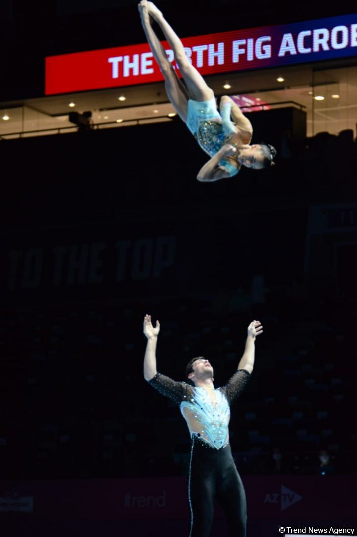 Second day of 28th FIG Acrobatic Gymnastics World Championships starts in Baku (PHOTO)